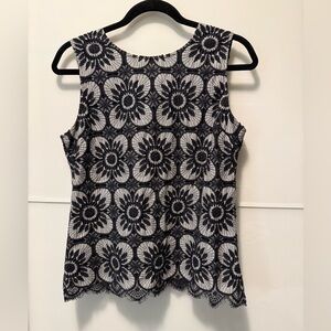 Banana Republic Black Lace Blouse